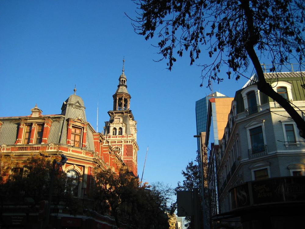 A street in Santiago de Chile, fotografía de Geo Aragón