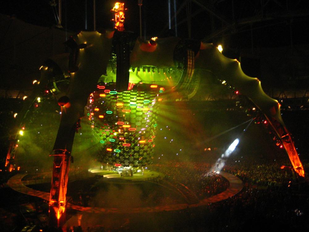 U2 LED Display, fotografía de Geo Aragón